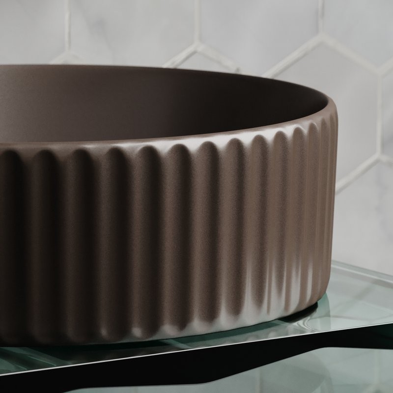 Накладная раковина Ceramicanova Element CN6057MDB темно-коричневый матовая