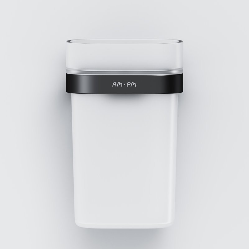 Стакан для ванной AM.PM Func A8F34322 настенный, черный, стеклянный