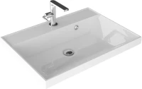 Тумба с раковиной Style Line Манхэттен 60 подвесная, белая, раковина Andrea Classic 60
