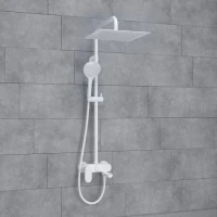 Душевая стойка Wasserkraft Mindel 8500 A185.163.155.WM белая Душевая стойка Wasserkraft Mindel 8500 A185.163.155.WM белая