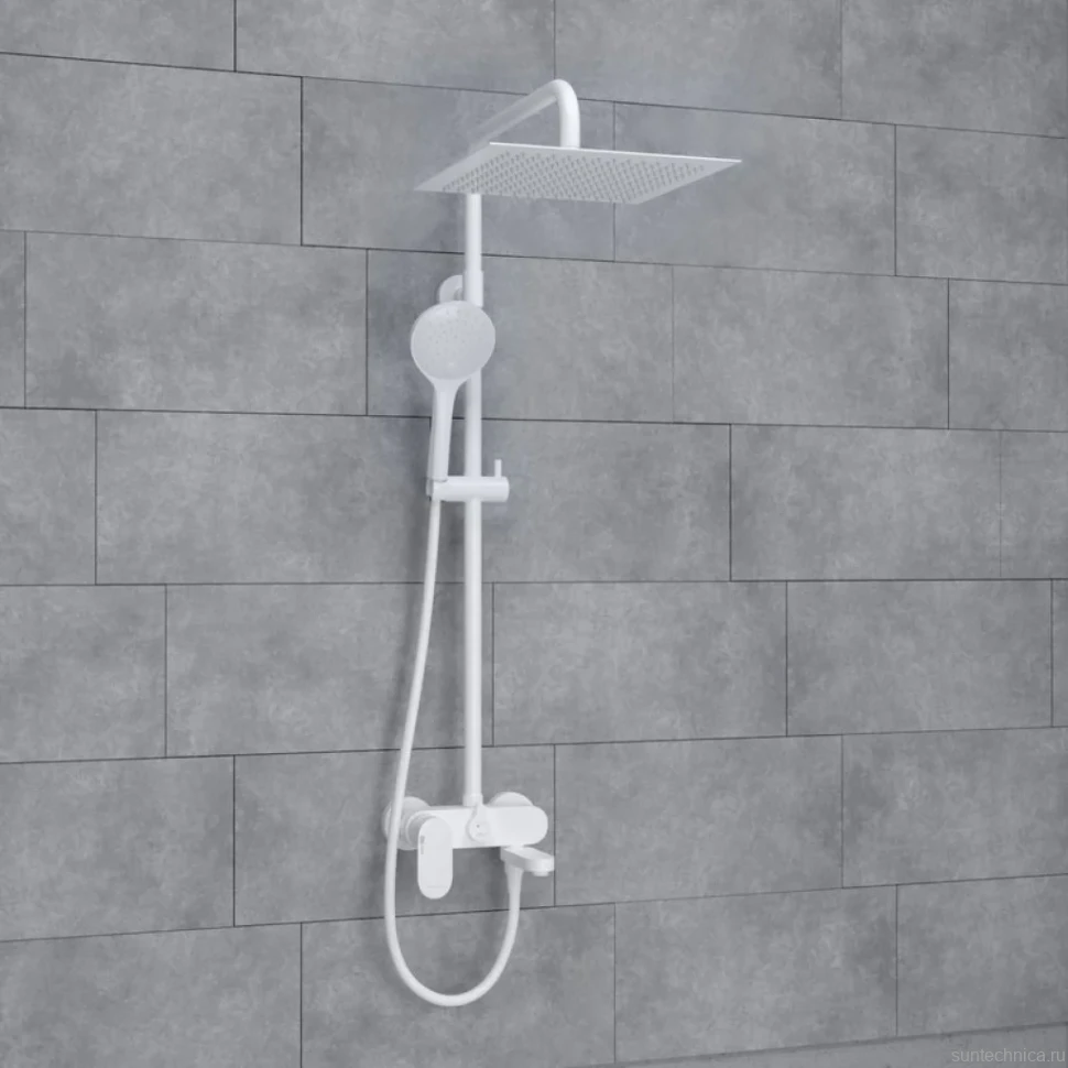 Душевая стойка Wasserkraft Mindel 8500 A185.163.155.WM белая