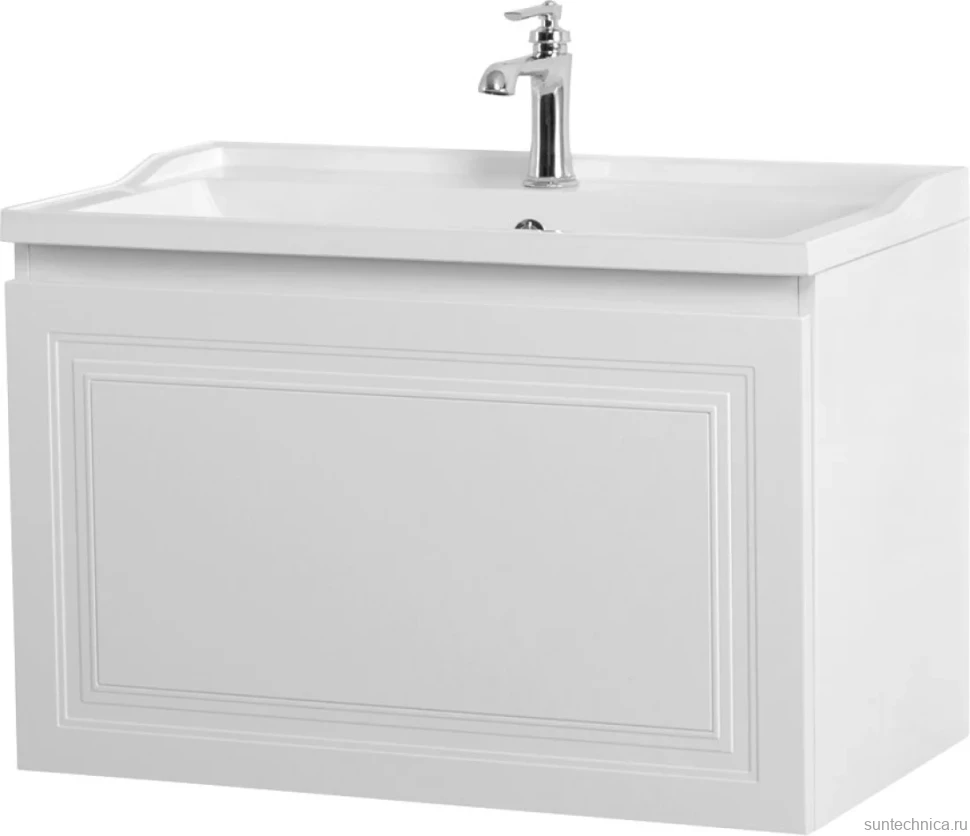 Мебель для ванной комнаты Cezares Giubileo 80 1 внутренний ящик, bianco lucido
