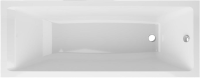 Акриловая ванна AM.PM Gem 180x70 см, пристенная, белая, с каркасом, с экраном