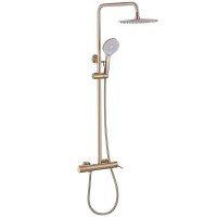 Душевая стойка Abber Emotion AF8816GL матовое золото