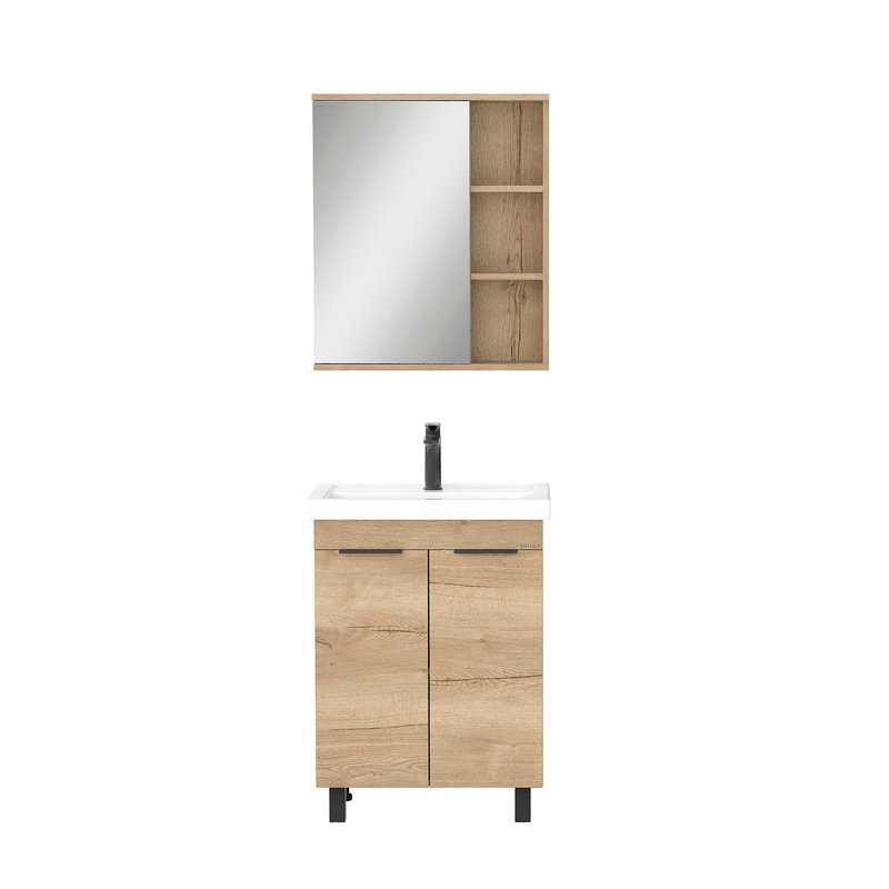 Мебель для ванной комнаты Onika Легран 60 напольная, дуб галифакс