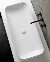 Накладная раковина Azzurra Elegance 90 белая, прямоугольная, фаянс Накладная раковина Azzurra Elegance 90 белая, прямоугольная, фаянс