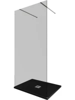 Душевая перегородка Allen Brau Infinity 2 3.21038.BA.T 100 см, профиль серебро браш, стекло тонированное