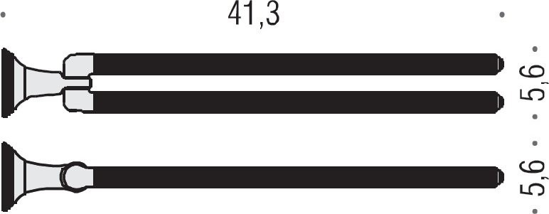 Полотенцедержатель Colombo Design Hermitage В3312.OA бронза