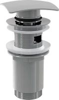Донный клапан для раковины AlcaPlast A393 с переливом, хром Донный клапан для раковины AlcaPlast A393 с переливом, хром