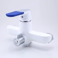 Смеситель с длинным изливом для ванны Frap H34 F2234 белый, хром