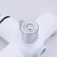 Смеситель с длинным изливом для ванны Frap H34 F2234 белый, хром