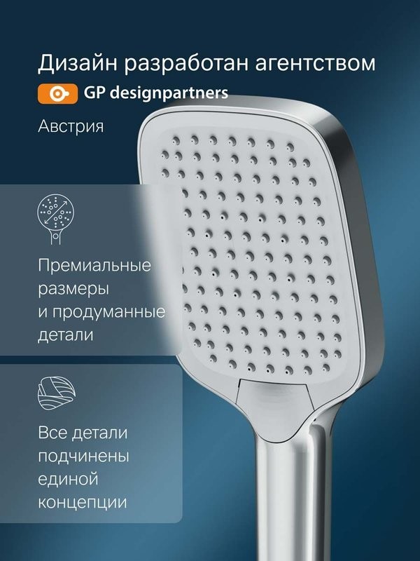 Душевая лейка AM.PM Func F028F000 хром