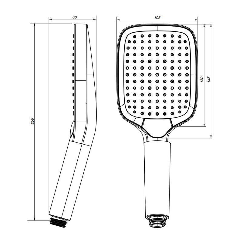 Душевая лейка AM.PM Func F028F000 хром