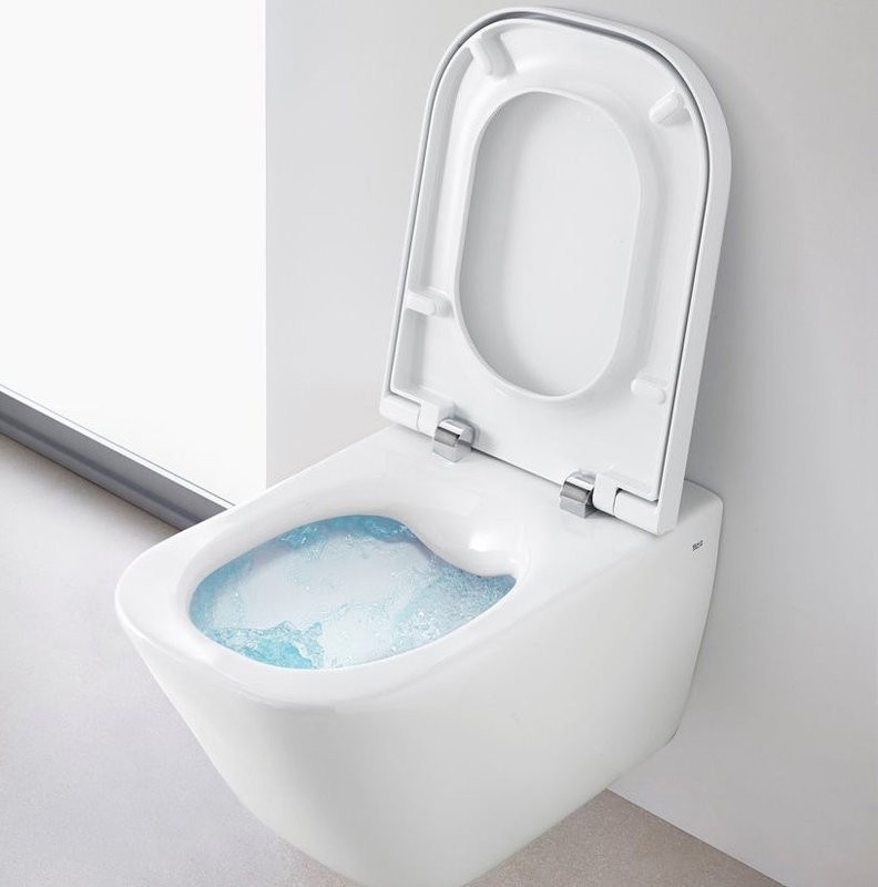 Комплект Унитаз подвесной Roca Gap + Крышка 801472001 с микролифтом + Инсталляция OLI 80 ECO Sanitarblock mechanic 3 в 1 с кнопкой смыва