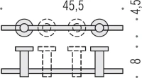 Полотенцедержатель Colombo Design Plus W4910R Полотенцедержатель Colombo Design Plus W4910R