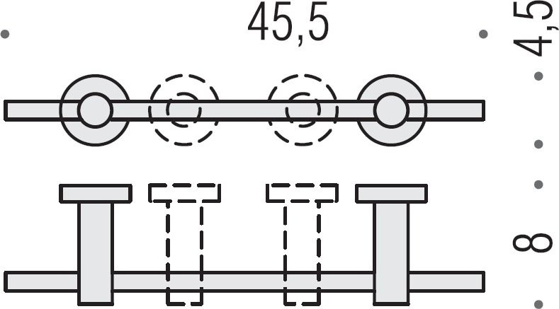 Полотенцедержатель Colombo Design Plus W4910R