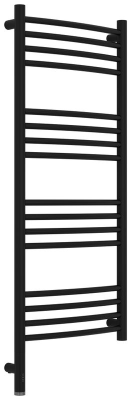 Полотенцесушитель электрический Сунержа Богема 3.1 31-6002-1040 110x45 см, подключение слева, матовый черный, лесенка