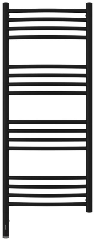 Полотенцесушитель электрический Сунержа Богема 3.1 31-6002-1040 110x45 см, подключение слева, матовый черный, лесенка