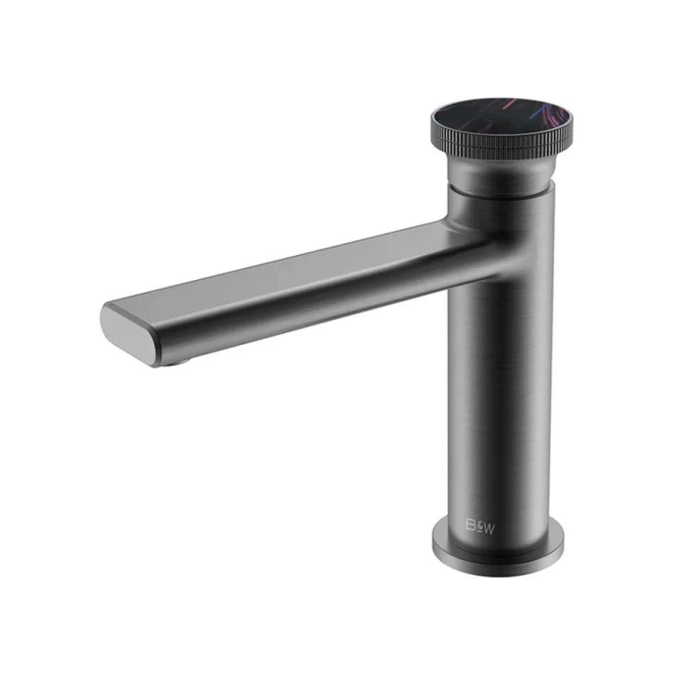 Смеситель для раковины Black&White Gravity 7107GM gun metal