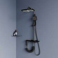 Душевая стойка RGW Shower Panels SP-35-B черная