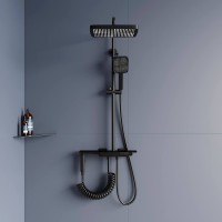 Душевая стойка RGW Shower Panels SP-35-B черная