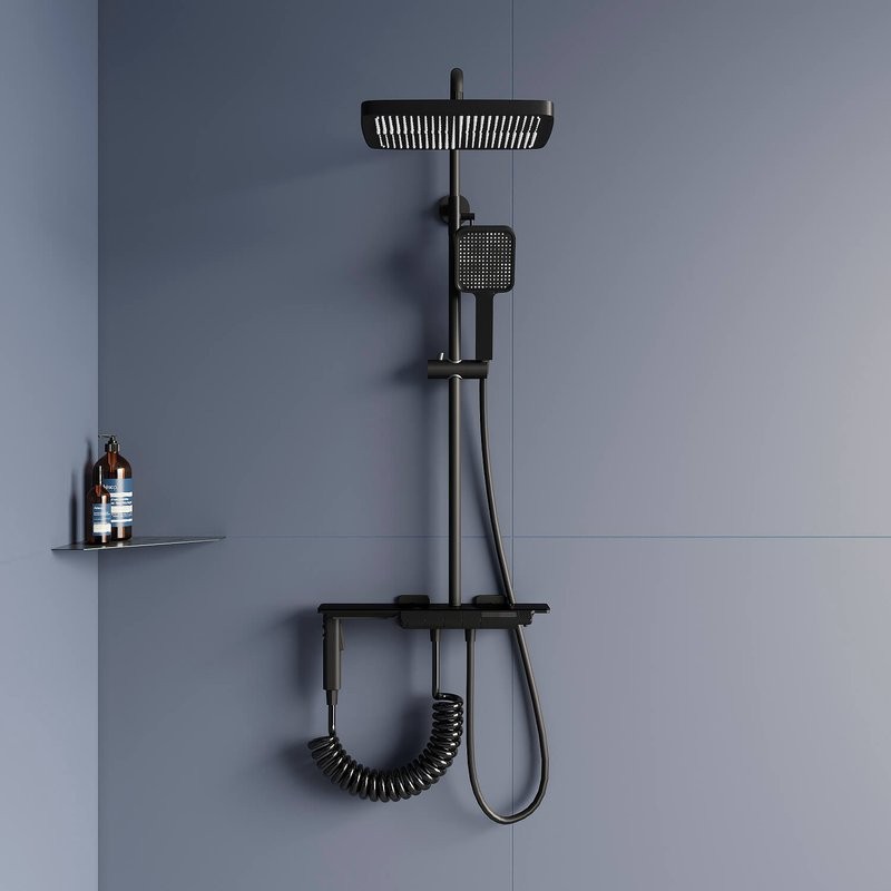 Душевая стойка RGW Shower Panels SP-35-B черная