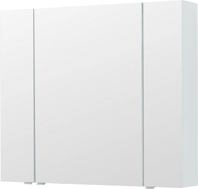 Зеркало-шкаф Aquanet Алвита 100 белое матовое
