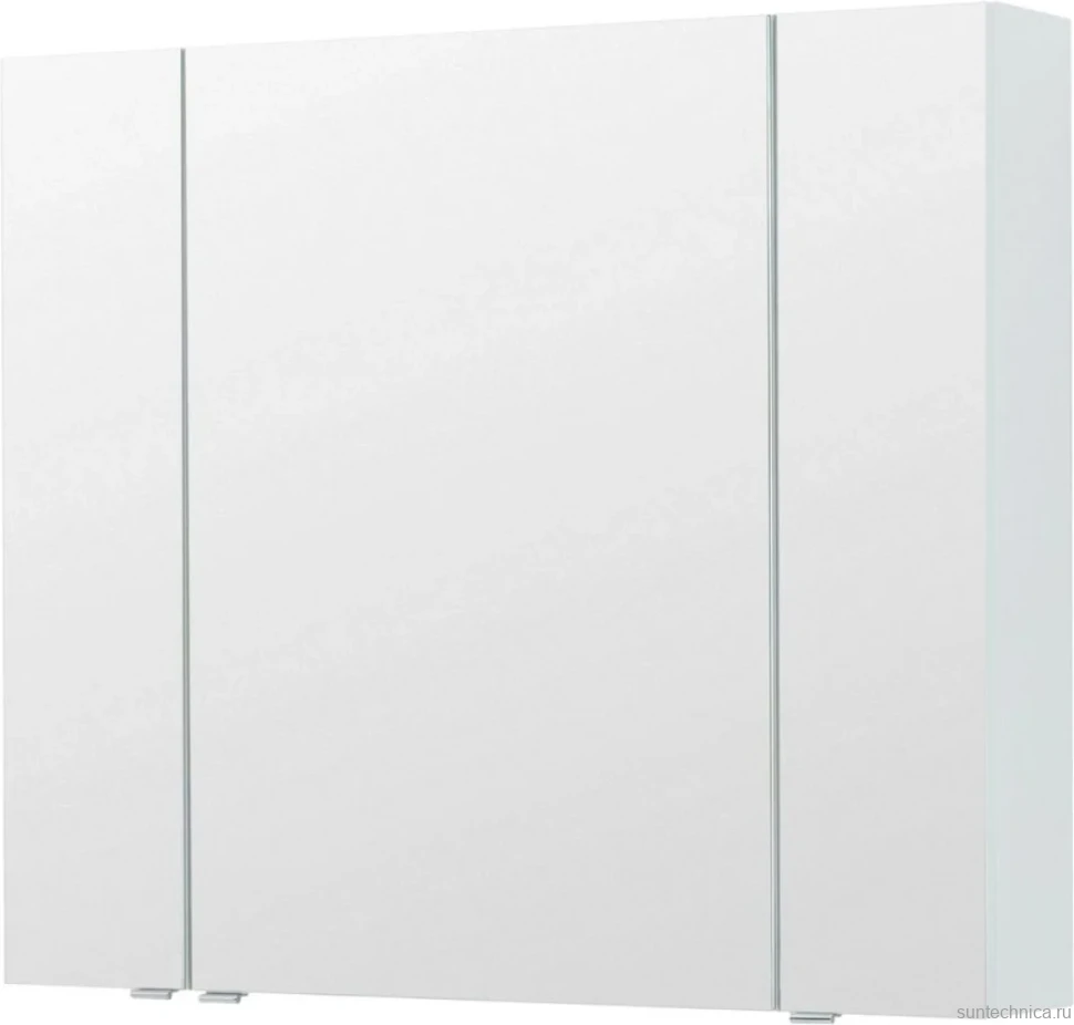 Зеркало-шкаф Aquanet Алвита 100 белое матовое