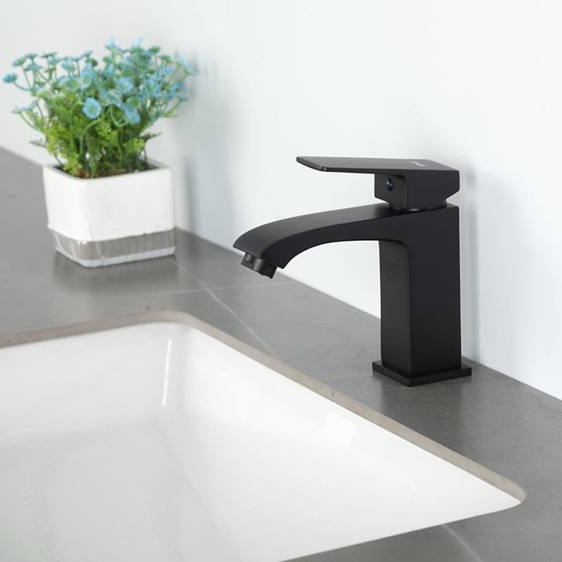 Смеситель для раковины Frap H76 F1076-6 черный