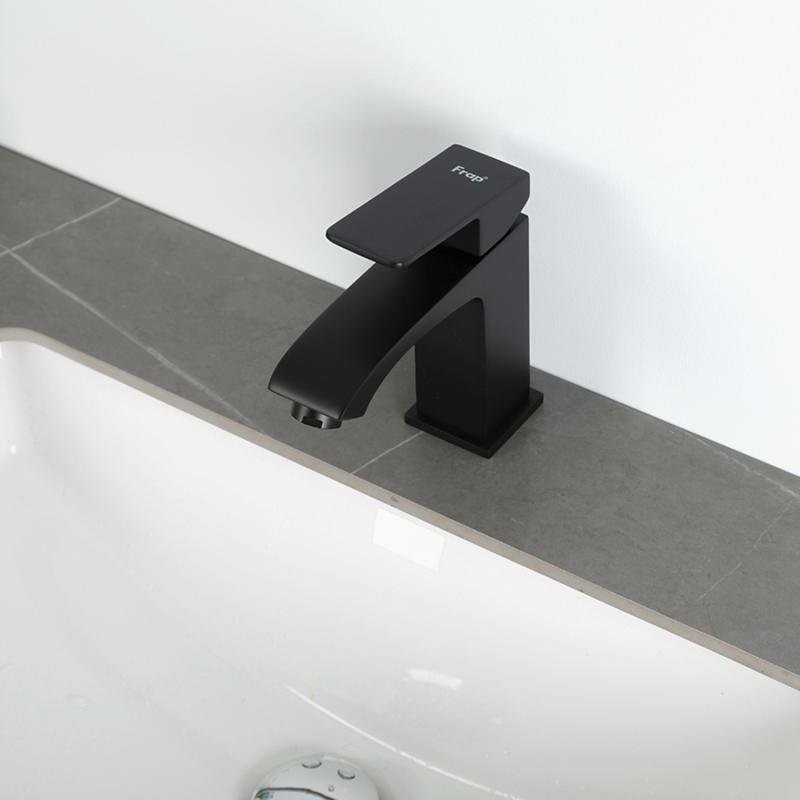 Смеситель для раковины Frap H76 F1076-6 черный