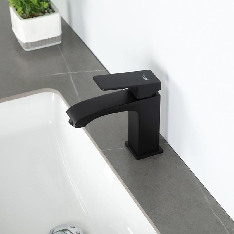 Смеситель для раковины Frap H76 F1076-6 черный