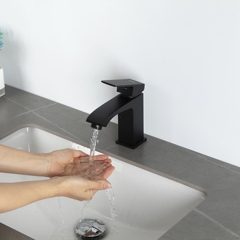 Смеситель для раковины Frap H76 F1076-6 черный