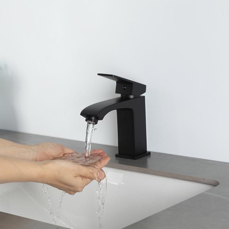 Смеситель для раковины Frap H76 F1076-6 черный