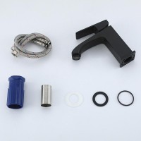 Смеситель для раковины Frap H76 F1076-6 черный