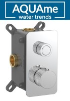 Смеситель для душа AQUAme с термостатом встраиваемый AQM8810CR