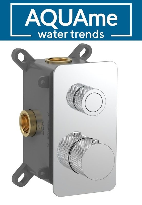 Смеситель для душа AQUAme с термостатом встраиваемый AQM8810CR