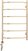 Полотенцесушитель электрический Domoterm Лаура П6 50x80, золото, L