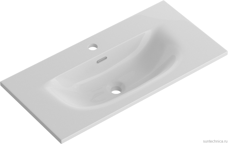 Мебель для ванной комнаты BelBagno Uno-mini 80 подвесная, 2 ящика, матовая голубая