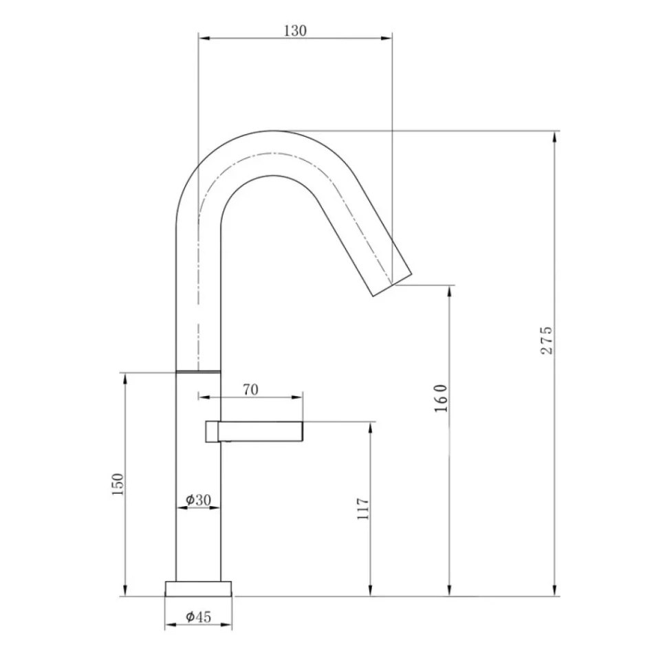 Смеситель для раковины Wonzon & Woghand WW-6068-MW белый матовый