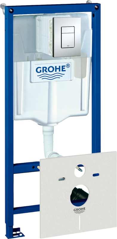 Система инсталляции для унитазов Grohe Rapid SL 38827000 5 в 1 с кнопкой смыва