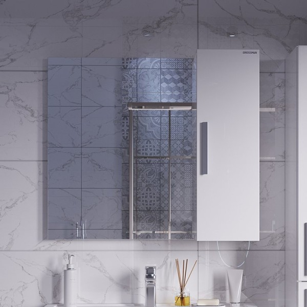 Зеркало-шкаф Grossman Neo 80 L/R пленка, глянцевое белое