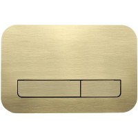 Кнопка смыва для унитаза Veconi Flush V12 пластик, цвет золото брашинг