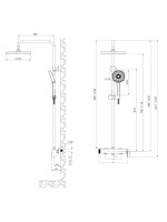 Душевая стойка Agger Sweet A2791200 хром глянцевый