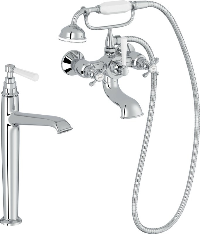 Комплект для ванной Jacob Delafon Cleo 1889 E24309-CP + E24313-CP