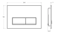 Кнопка смыва для унитаза BelBagno BB-15R-NERO.M пластик, цвет матовый черный Кнопка смыва для унитаза BelBagno BB-15R-NERO.M пластик, цвет матовый черный