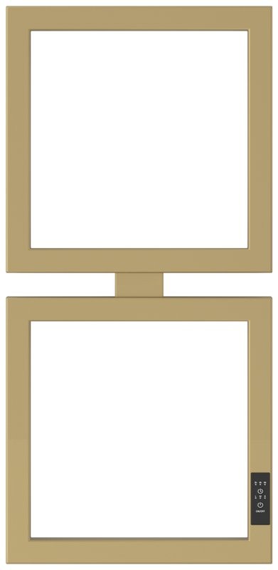 Полотенцесушитель электрический Сунержа Этюд E 32-0845-6030 105x35 см, подключение справа, золотой шелк