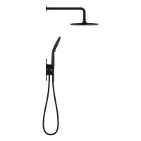 Душевой комплект Cersanit Лара (Lara) 68150 С ВНУТРЕННЕЙ ЧАСТЬЮ, матовый черный