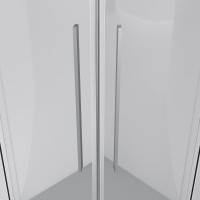 Душевой уголок Niagara Nova NG-6625-34 80x80, профиль хром, стекло прозрачное