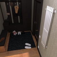 Полотенцесушитель электрический Маргроид Inaro 120х24 R, с крючками, белый матовый