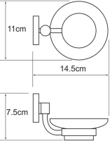 Мыльница Wasserkraft Rhein K-6229 Мыльница Wasserkraft Rhein K-6229